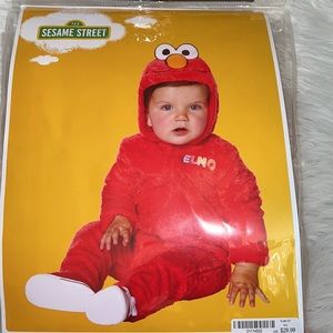 Elmo Hooded Jumpsuit/ Halloween